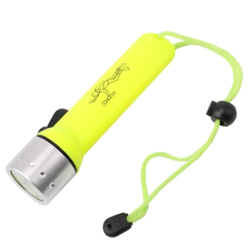 Professional Flashlight For Diving Yellow Shenxu